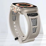 Perforated Mesh Sport Strap with Quick-Release Connector for Apple Watch