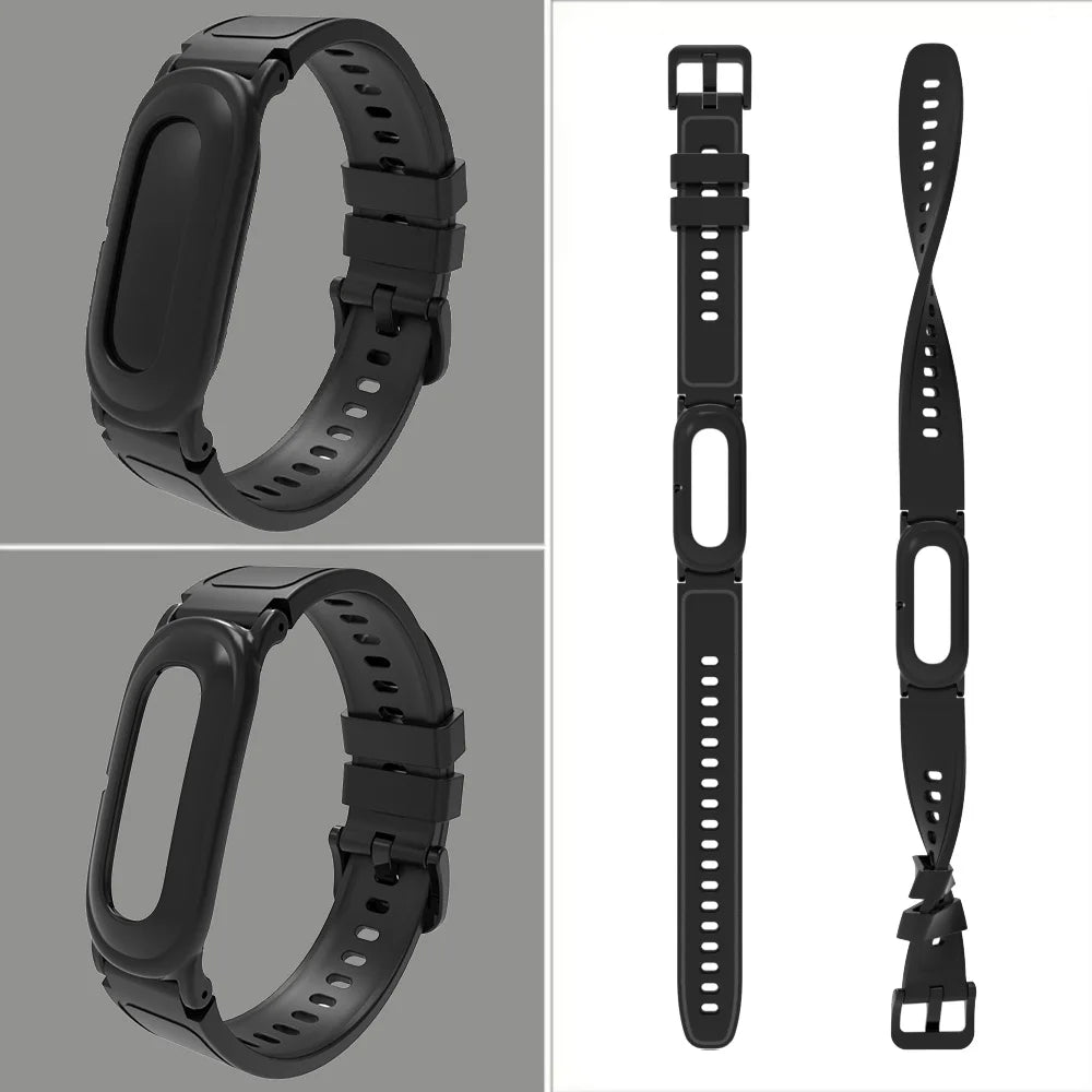 TPU Shockproof Case with Sport Band for Google Fitbit Air