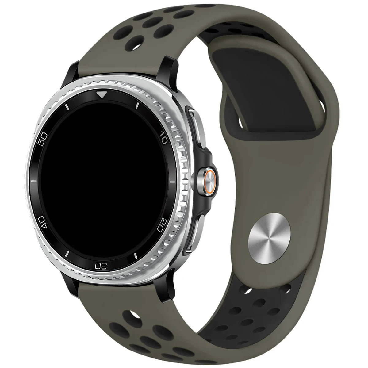 Dual Color Soft Silicone Sport Band for Samsung Galaxy Watch 8 & Galaxy Watch 8 Classic