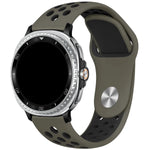 Dual Color Soft Silicone Sport Band for Samsung Galaxy Watch 8 & Galaxy Watch 8 Classic
