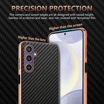 Durable Carbon Fiber Pattern Phone Case for Samsung Galaxy A36