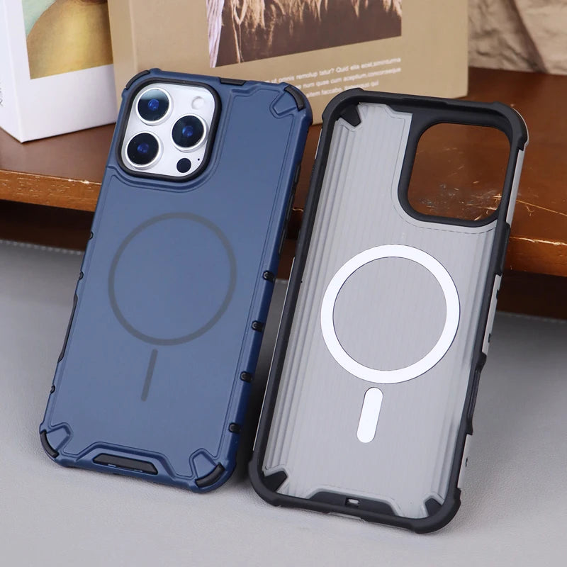 Corrugated Texture MagSafe Case for iPhone 16 Series