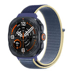 Breathable Nylon Weave Watchband with Hook-and-Loop Closure for Samsung Galaxy Watch Ultra 2