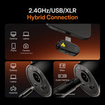 Maono Multi-Connection Hybrid Podcast Microphone