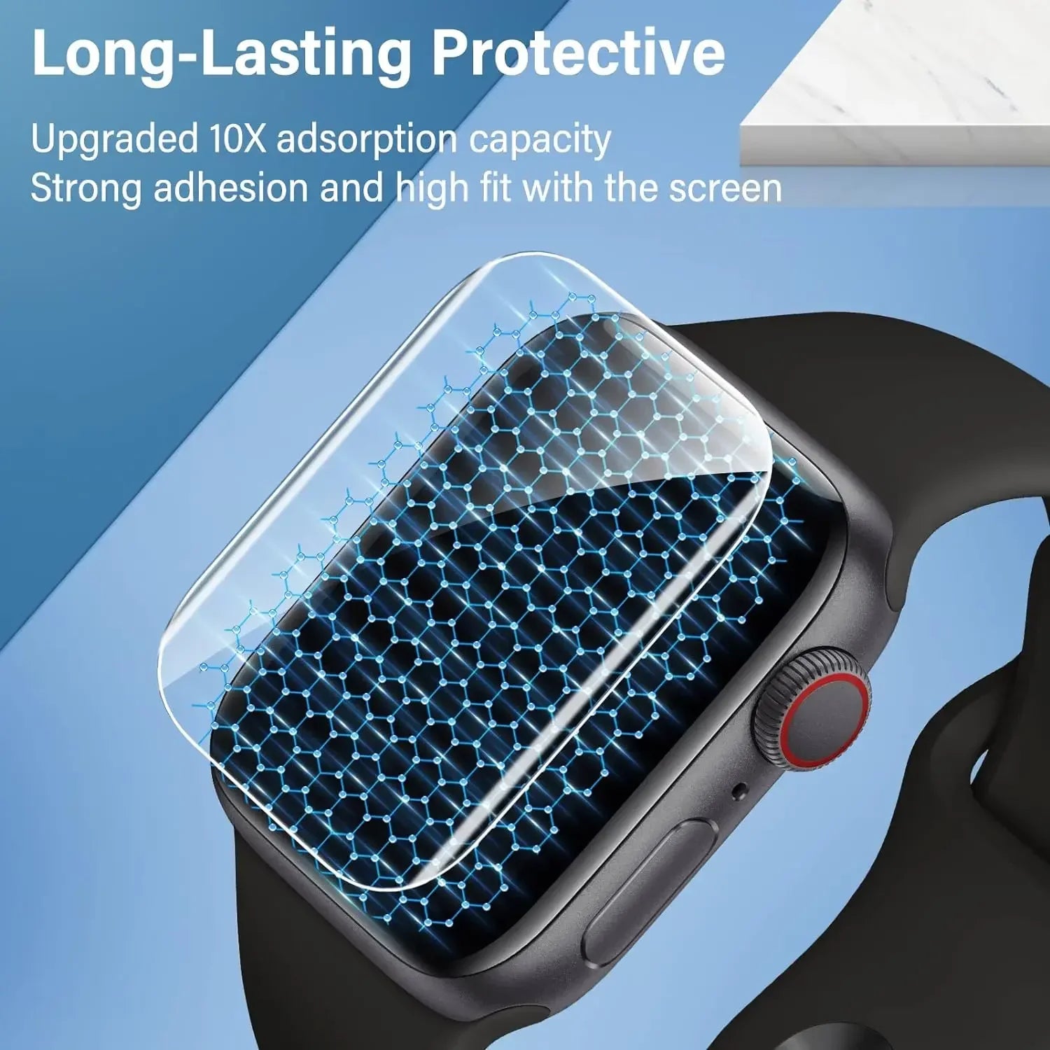 Full-Cover HD Screen Protector for Apple Watch