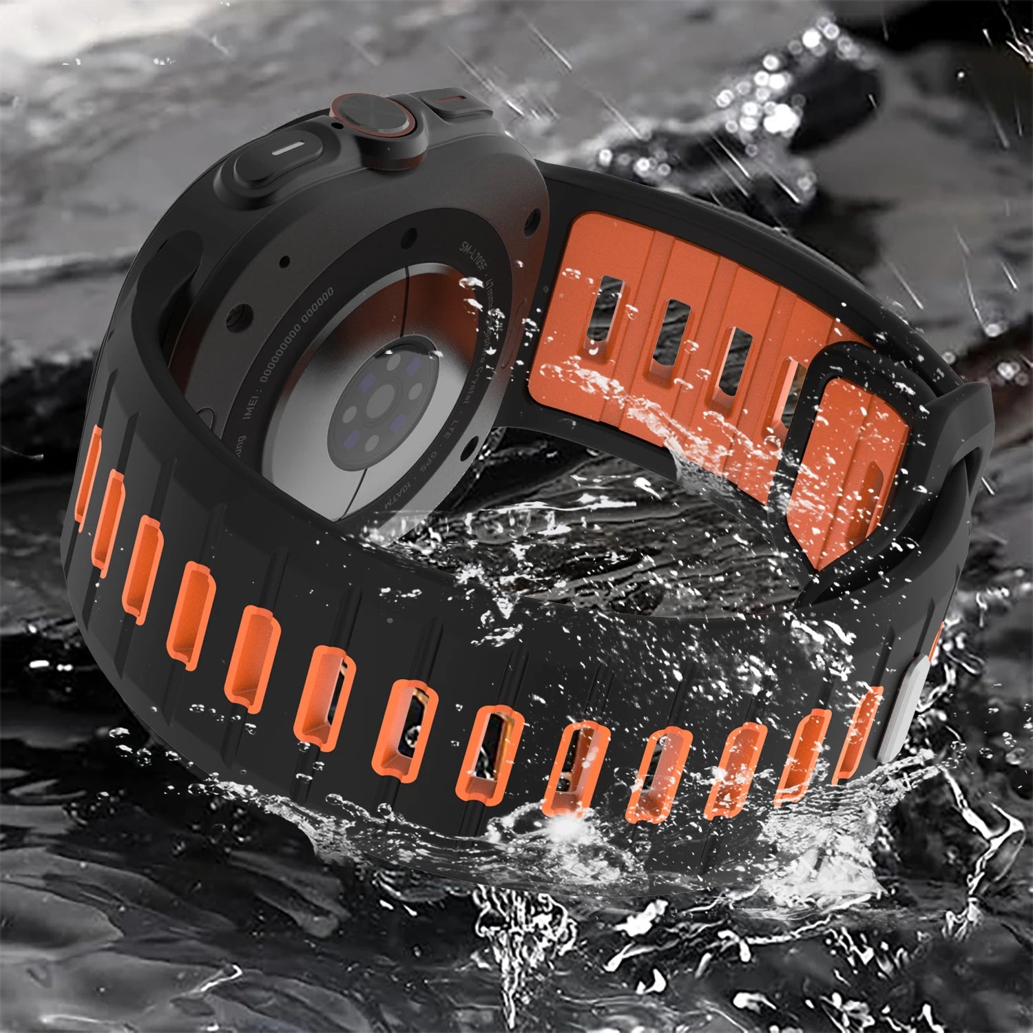 Sports Silicone Soft Loop Strap for Samsung Galaxy Watch Ultra and Samsung Galaxy Watch Ultra (2025)