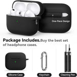AirPods Pro 3 Silicone Protective Case with Cleaning Kit
