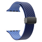 Carbon Fiber Pattern Magnetic Strap for Apple Watch