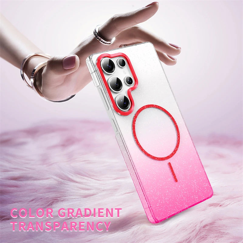 Luxury Bling Magnetic Case for Samsung Galaxy S25 Series