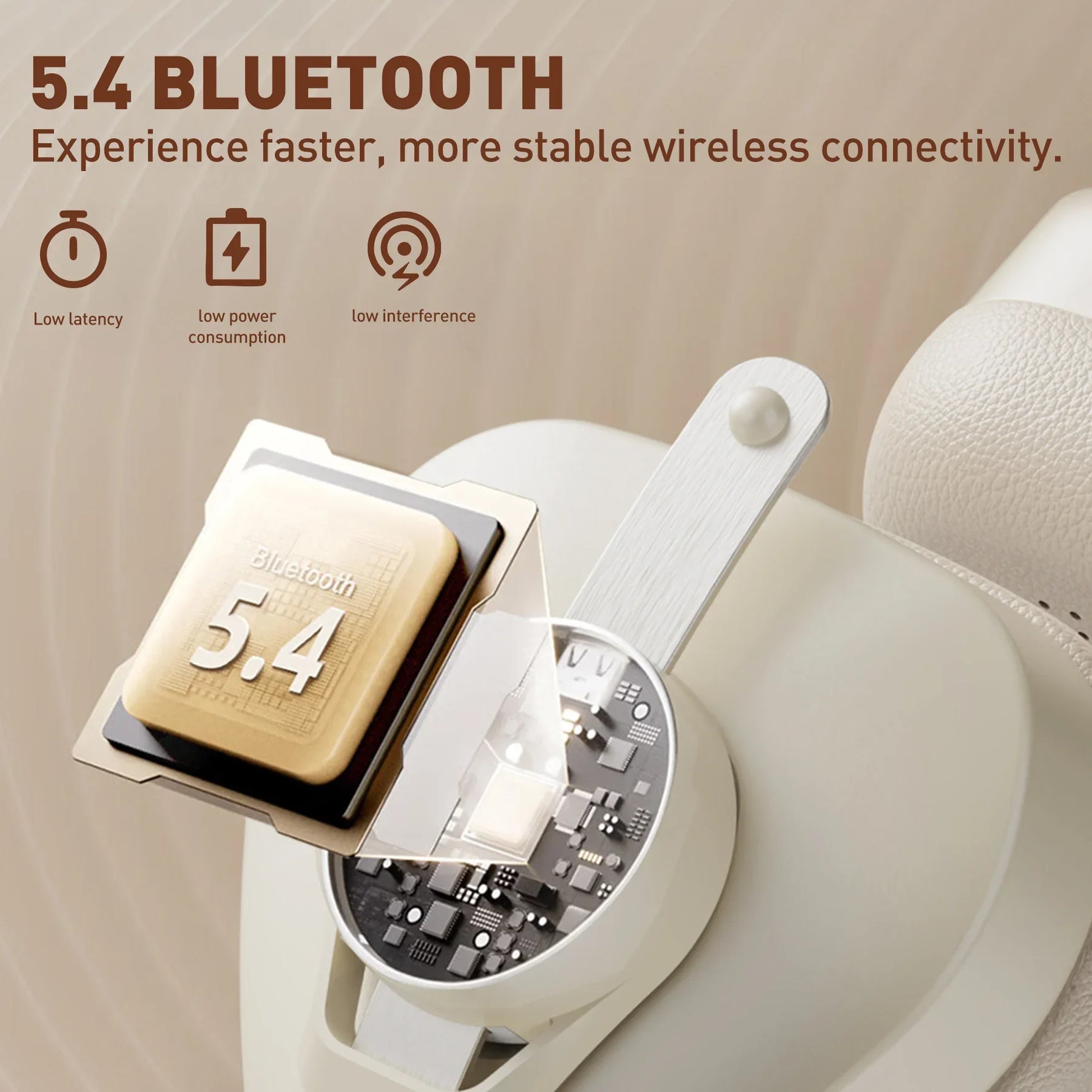 OneOdio F4 Wireless Bluetooth 5.4 On-Ear Headphones