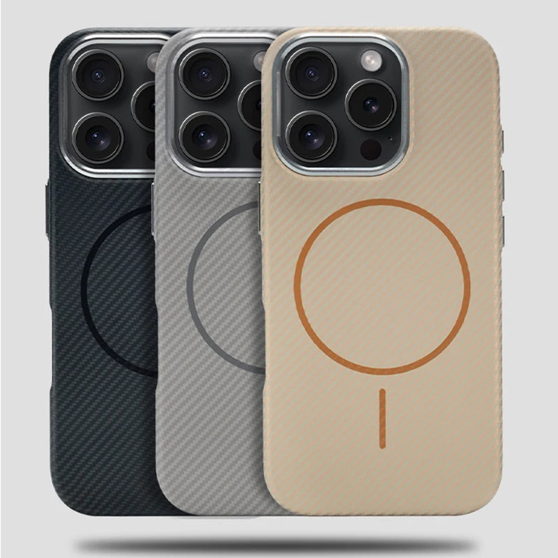 Light & Thin Carbon Fiber Case for iPhone 15 Series