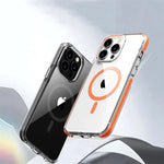 Shockproof Transparent Acrylic MagSafe Case for iPhone 15 Series