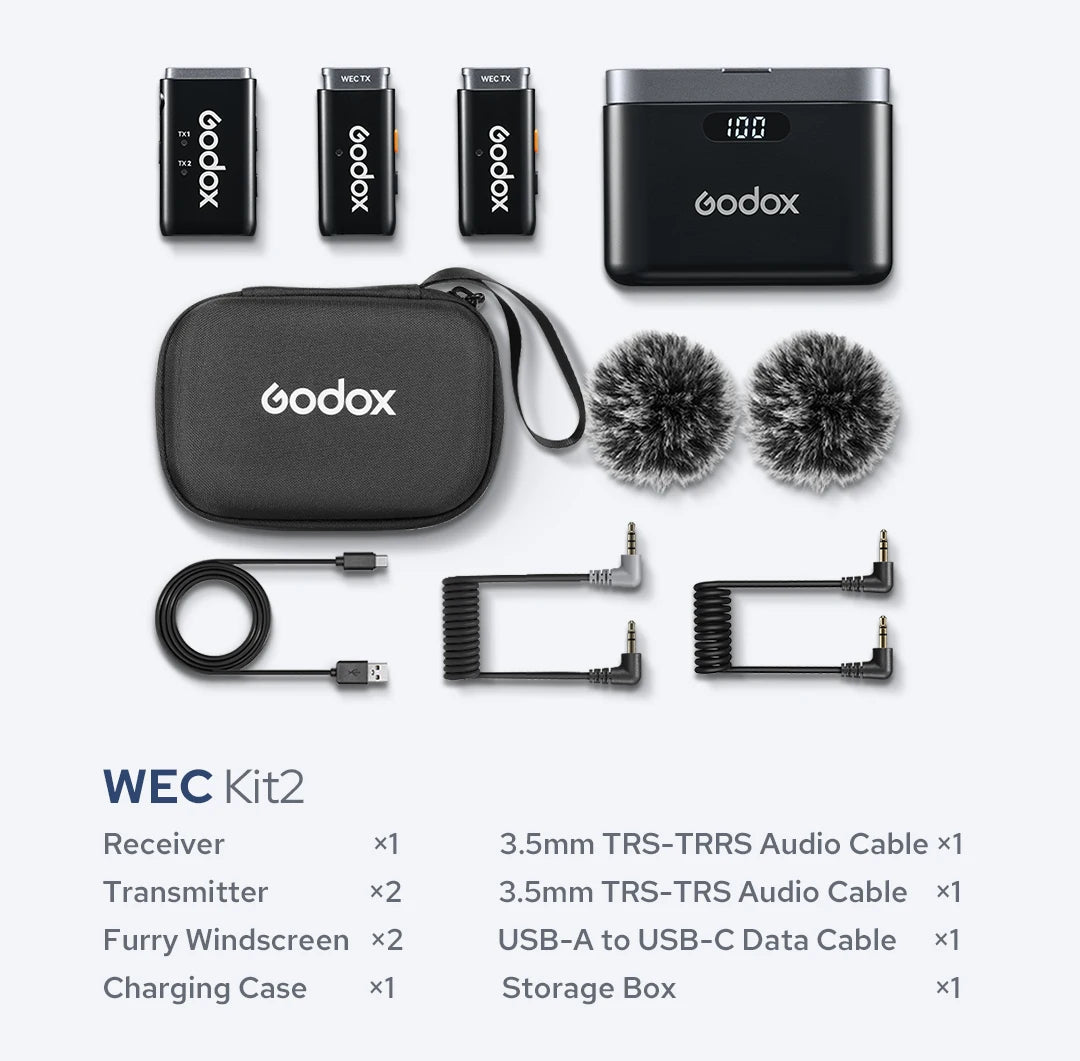 Godox WEC 2.4GHz Wireless Microphone System