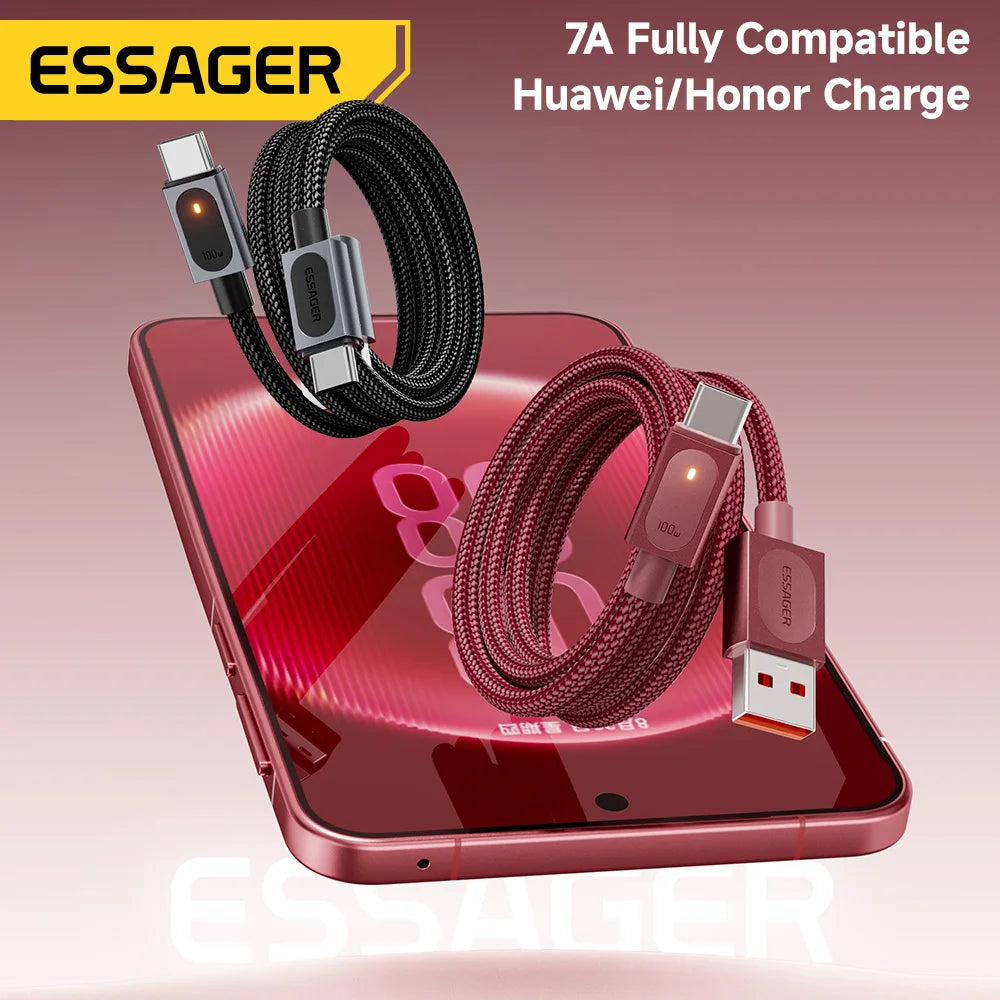Essager 100W USB-A to USB-C Fast Charging Cable
