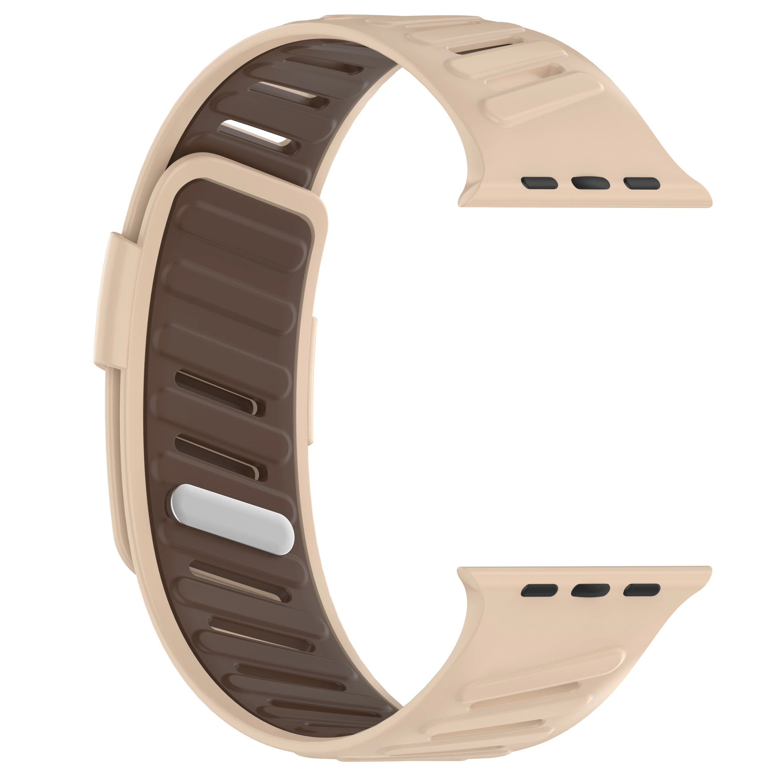 Silicone Slanted Buckle Sport Band for Apple Watch