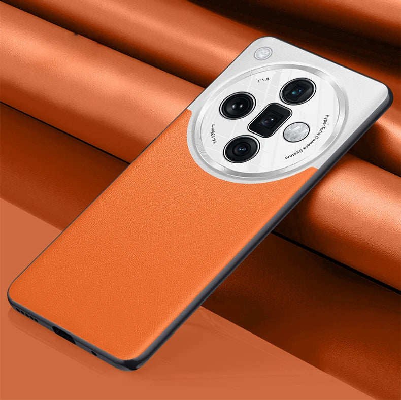 Luxury PU Leather & Silicone Case for OPPO Find X7 / X7 Ultra