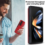 Luxury Leather Wallet Case for Samsung Galaxy Z Fold 5