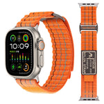 Quilted Nylon Trail Loop Band with Velcro Closure for Apple Watch