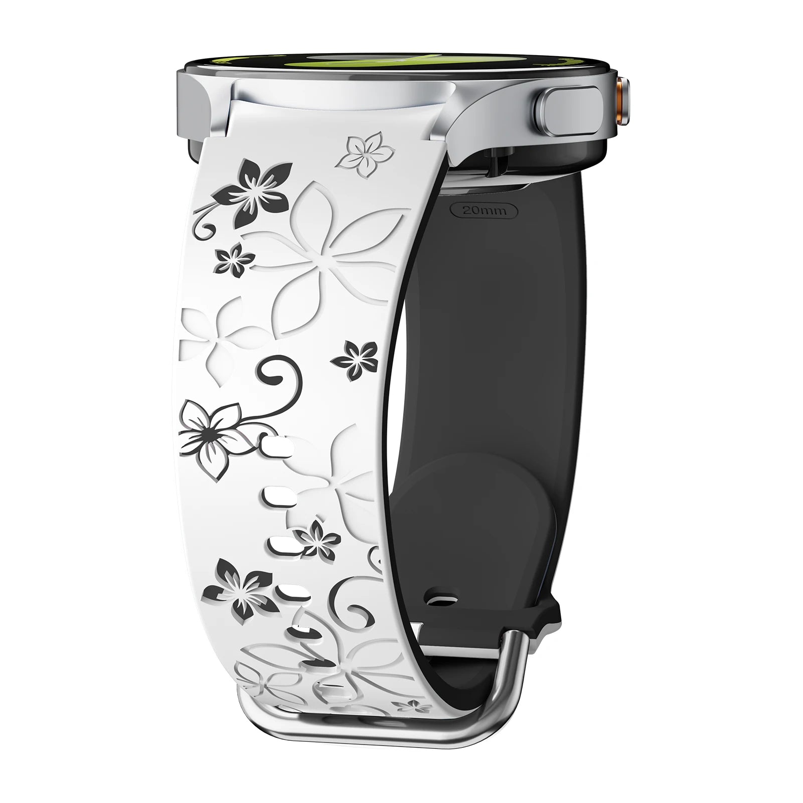 Engraved Silicone Sport Band for Samsung Galaxy Watch 7