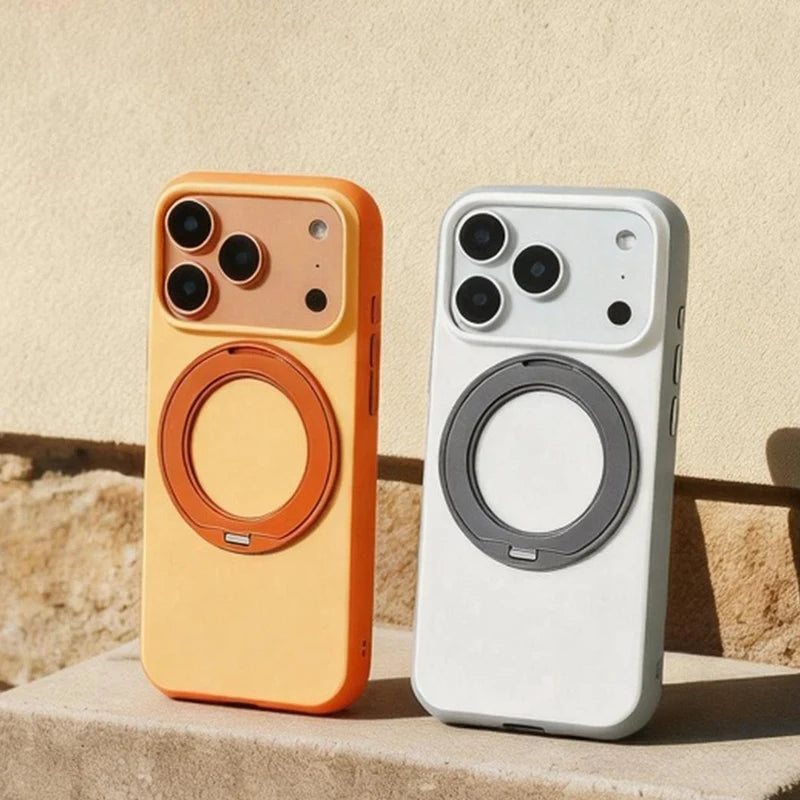 iPhone 17 Series MagSafe Case with 360° Rotating Kickstand