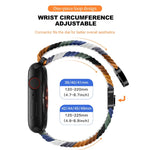 Magnetic Buckle Elastic Braided Strap for Apple Watch