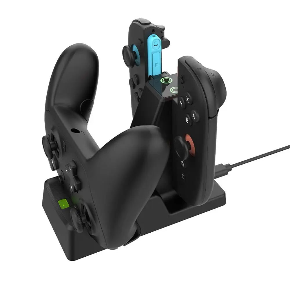 Fast Charging Dock for Switch 2 Pro & Joy-Con 2 Controllers with LED Indicator