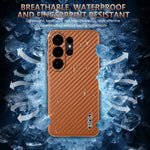 Carbon Fiber Pattern Skin-Feel Phone Case for Samsung Galaxy S26 Series