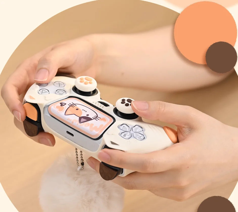 Calico Cat Soft Silicone Stickers for PlayStation 5 Controller