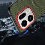 Nylon Woven Leather Magnetic Case for OPPO Find X9 / X9 Pro