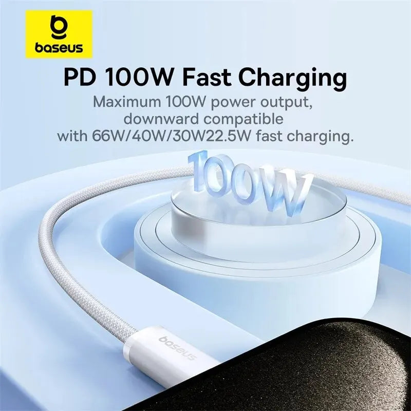 Baseus 100W USB-C to USB-C Fast Charging Cable