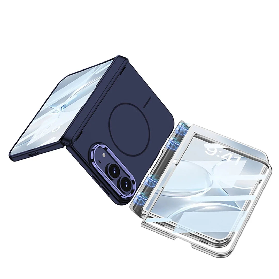 Transparent Hinge Protection Case for iPhone Duo