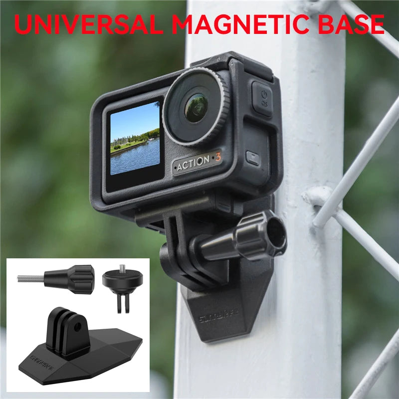 Magnetic Mount for Car & Motorcycle Support for Action Cameras