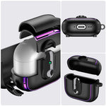 Shockproof Padded Case with Metal Carabiner Clip for AirPods 3
