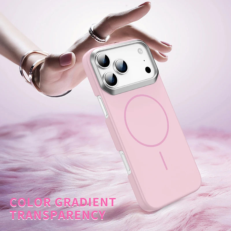 Shockproof Frosted Hard PC MagSafe Bumper Case for iPhone 17 Series