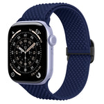 Elastic Silicone Band with Slide Buckle for Apple Watch