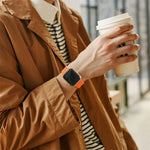 Leopard Pattern Engraved Silicone Sport Band for Apple Watch