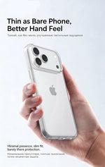 Ultra-Thin Transparent TPU Case with Raised Camera Ring for iPhone 18 Series