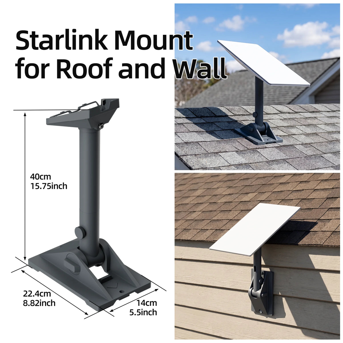 Starlink Standard 4/Gen 3 360° Rotation Pivot Mount