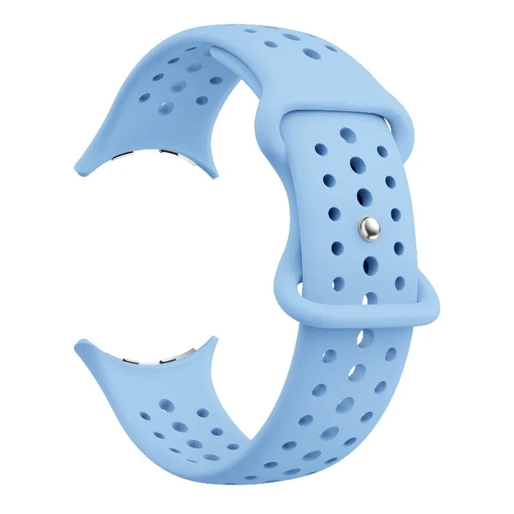 Perforated Silicone Sport Band with Pin Buckle for Google Pixel Watch 3