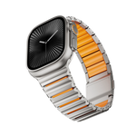 Metal Link Band with Magnetic Quick-Release for Apple Watch