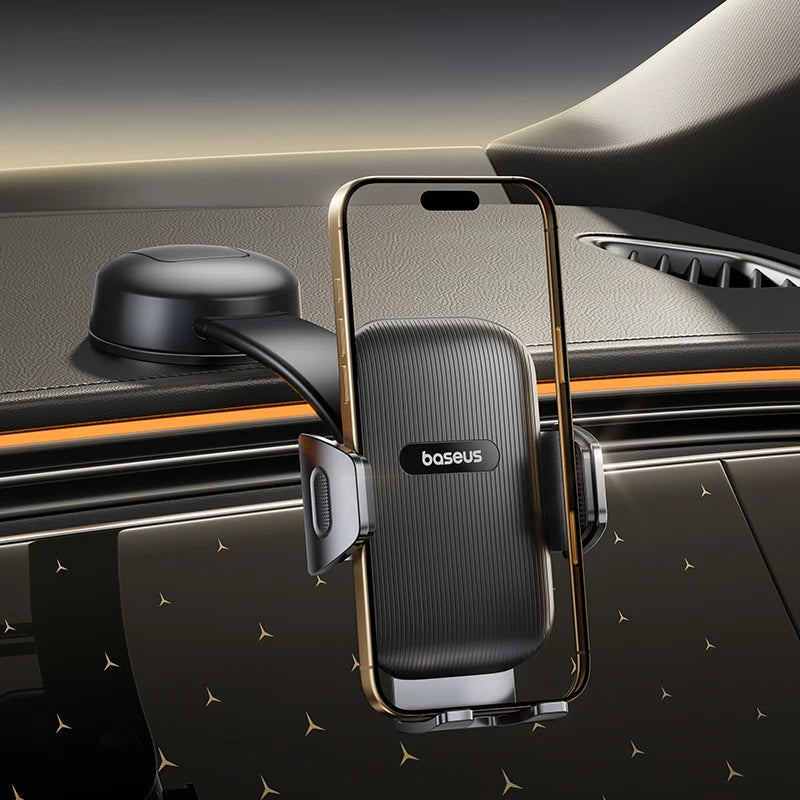 Adjustable Dashboard Car Phone Mount with Suction Base