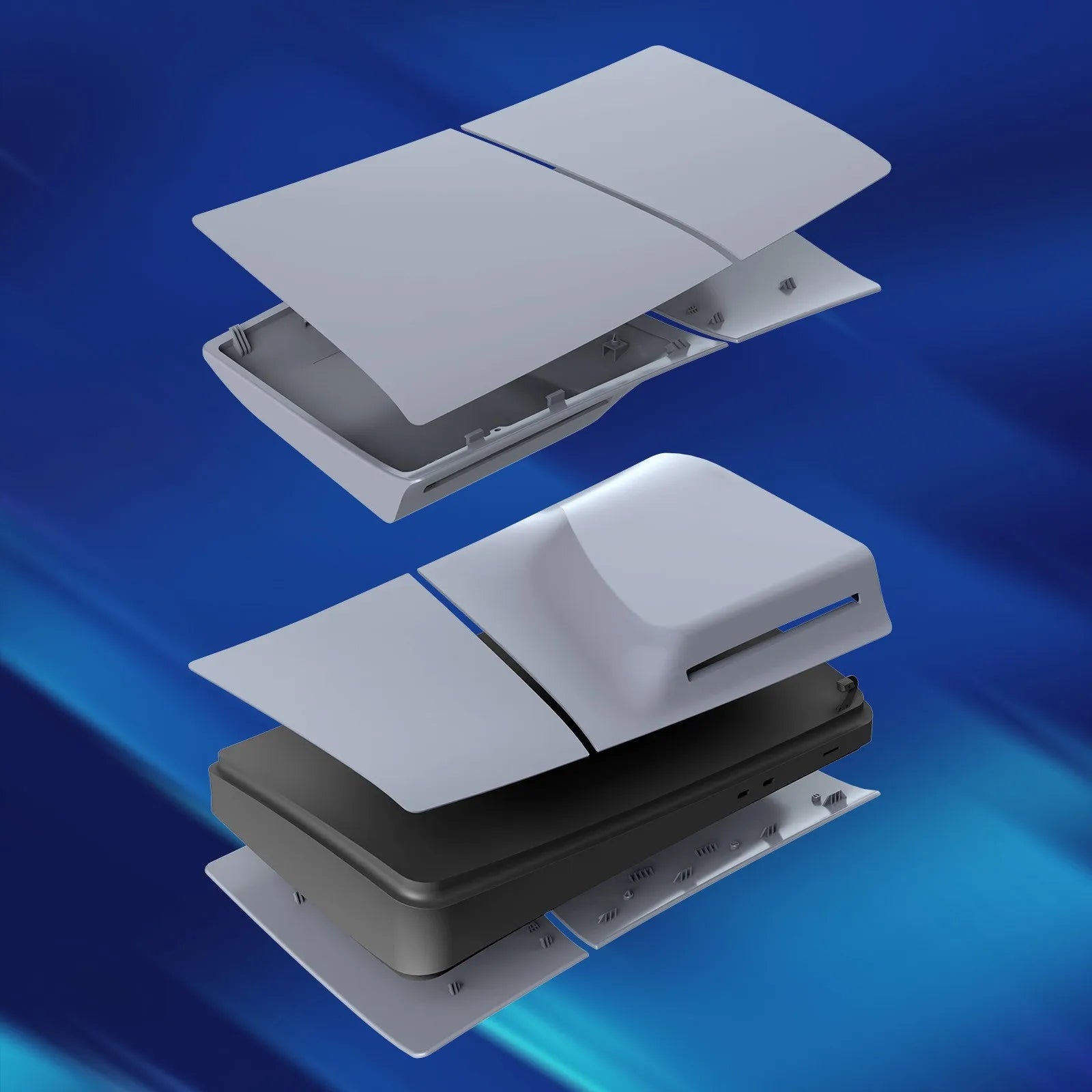 Limited Edition 30th Anniversary Premium ABS Hard Case with Logo & Sticker Panels for PlayStation 5 Slim