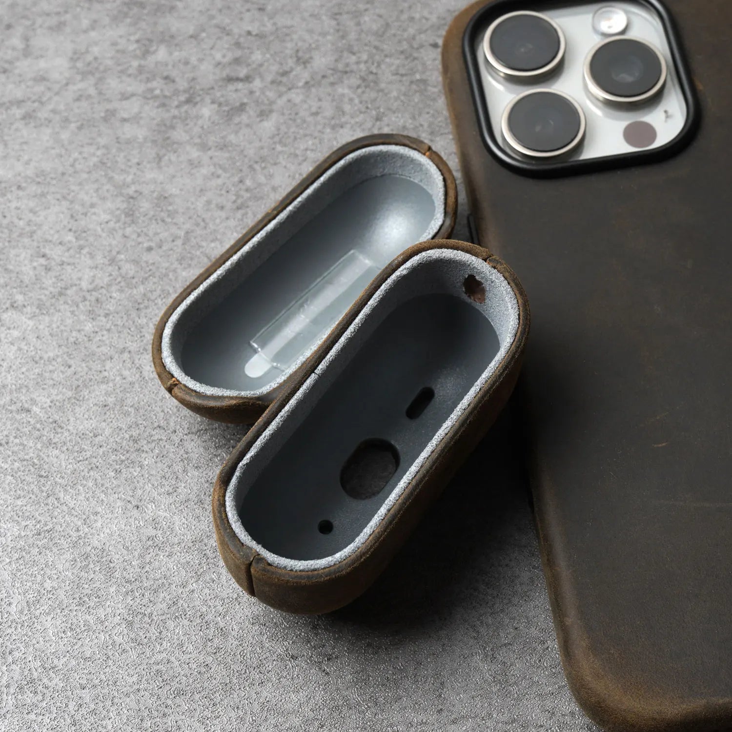 Handmade Genuine Cowhide Case for AirPods Pro 3