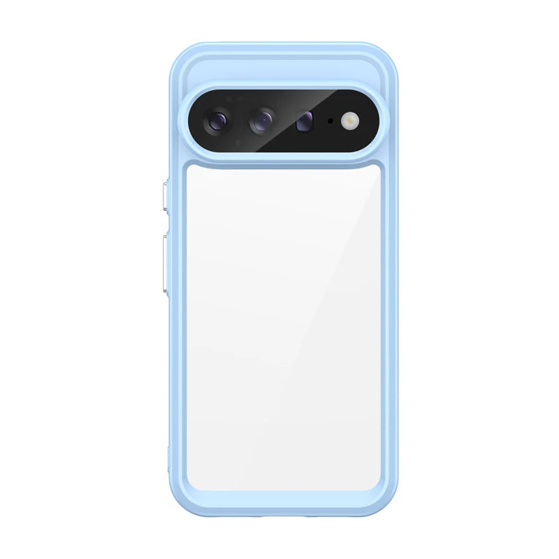 Clear PC Case with Soft TPU Edges for Google Pixel 11 Series