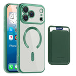 iPhone 17 Series Soft Electroplating MagSafe Case with Magnetic Wallet