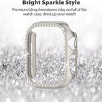 Elegant Diamond PC Protective Case for Apple Watch