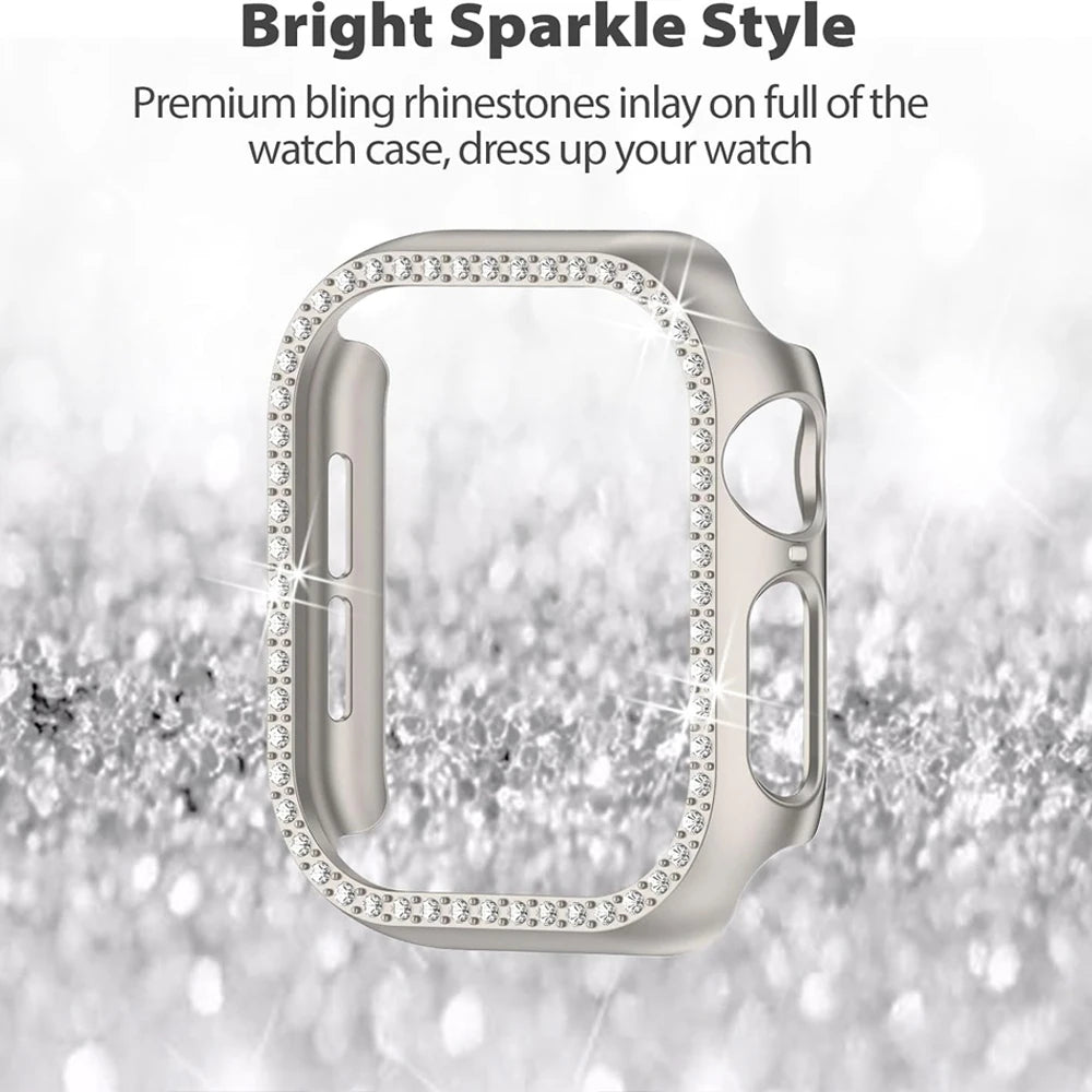 Elegant Diamond PC Protective Case for Apple Watch