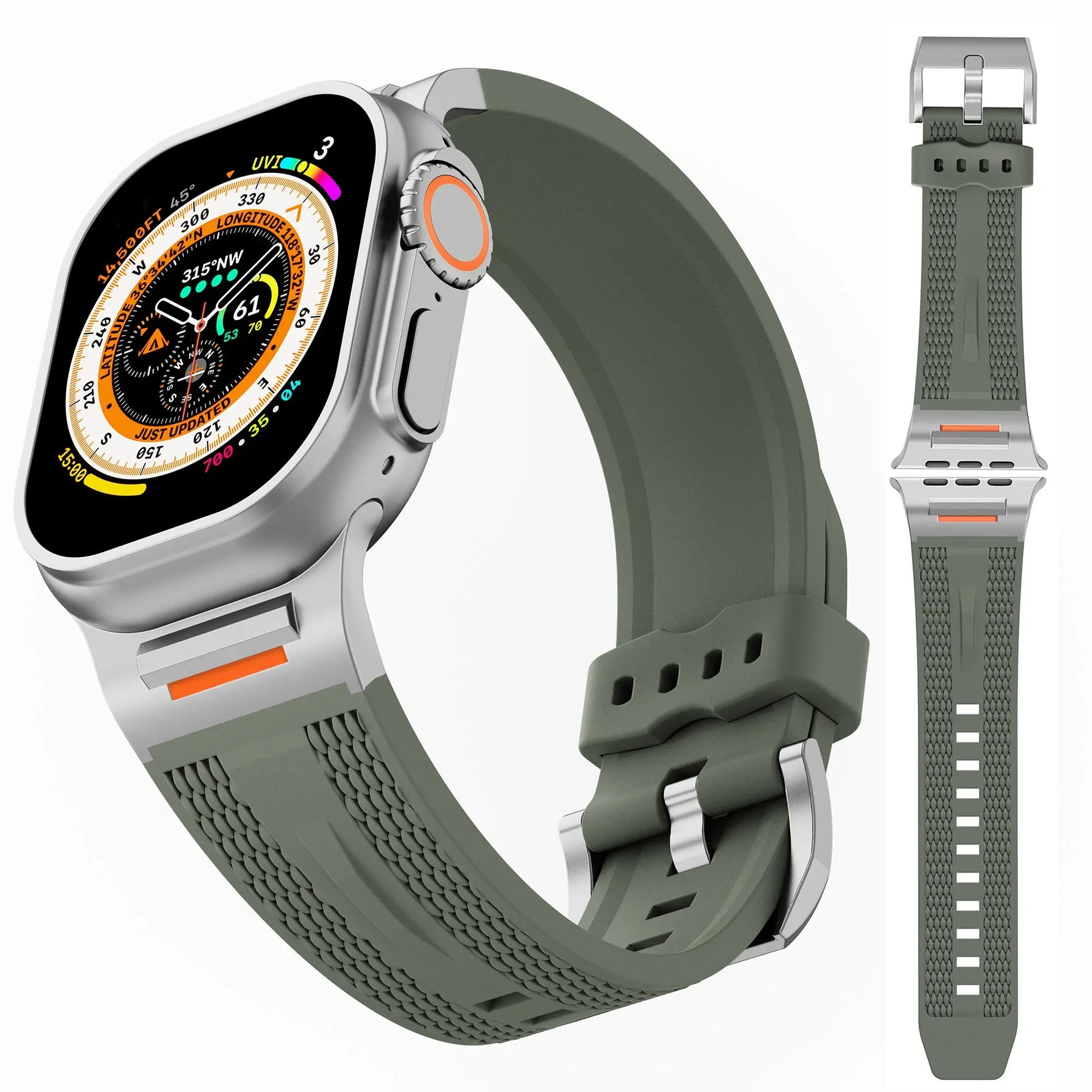 Flexible Silicone Elastic Sports Band for Apple Watch