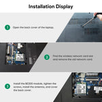 EDUP BE200 8774Mbps WiFi 7 + Bluetooth 5.4 Adapter