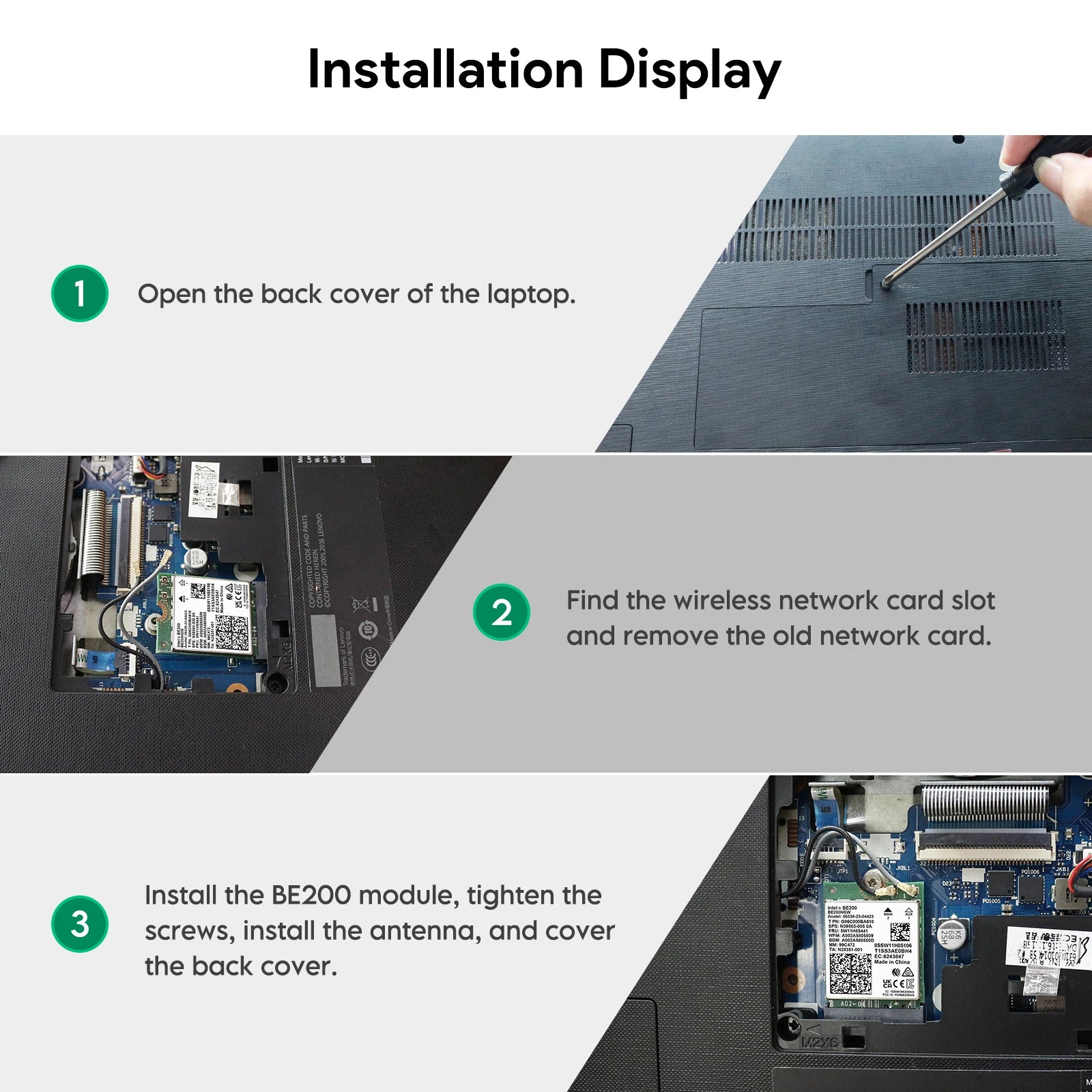 EDUP BE200 8774Mbps WiFi 7 + Bluetooth 5.4 Adapter
